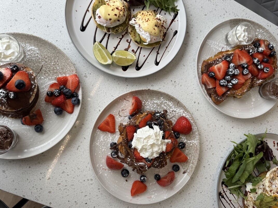 Signature Peckish Café brunch spread